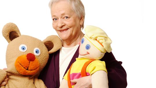 Pikku Kakkosen juontaja Eila Roine. Kuva: Laura Pohjavirta