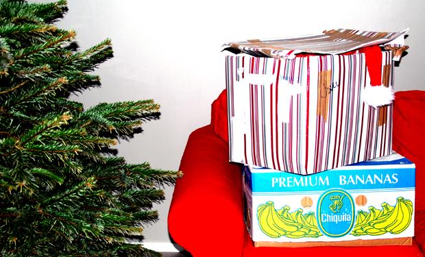 Kuusen riisuntaa - on aika pakata joulu pois. Kuva: Yle Olotila.