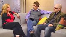 YLE TV1 Aamu-tv. Nina Mikkonen, Ari Hursti ja Jarkko Tontti. Kuva: YLE Areena