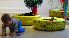 Kajahtanut käsityönäyttely Helsingissä. Kuva: Anni Alatalo, Yleisradio.