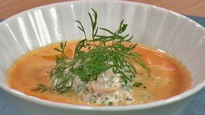 Jokirapukeitto sopii oikein hyvin keväisiin päiviin. Kuva: Yle Aamu-tv