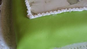 Valokuvakakku marsipaanilla, Kuva: Rita Trötchkes