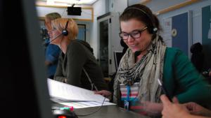 Docventures on Kristiinan työtä. Kuva: Anni Alatalo, Yle Olotila.