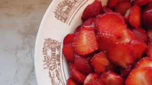 Viipaloituja mansikoita. Kuva: YLE / Henna-Leena Kallio