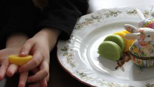 Marsipaanista makeat muovailut. Kuva: Ulla Vuorela