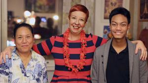 Haetaan monikulttuurisia lapsiperheitä Ylen uuteen tv-sarjaan. Kuvassa MiMiPo, J