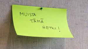 Pitääkö meidän unohtaa, jotta voimme muistaa? Kuva: Siiri Huttunen, Yle Olotila