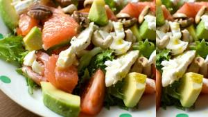 Verigreippi-vuohenjuustosalaatti. Kuva: Janna Kurth, ruokahommia.blogspot.com