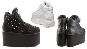 Paksupohjaisia kenkiä. Kuva: buffalo-shop.de