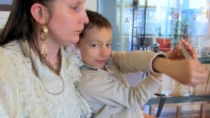 Melissa haluaa kasvattaa lapsensa romanikulttuuriin. Kuva: Päivi Leino