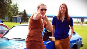 Harry ja Henry harrastavat 70-lukua. Kuva: Siiri Huttunen, Yle Olotila