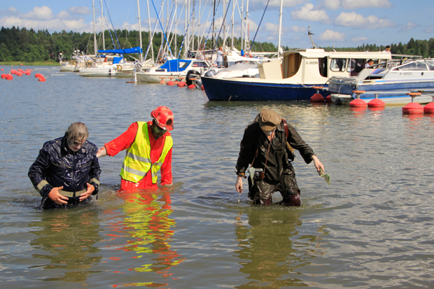 Sissipuutarhurit Loviisassa. Sissipuutarhurit Loviisassa.