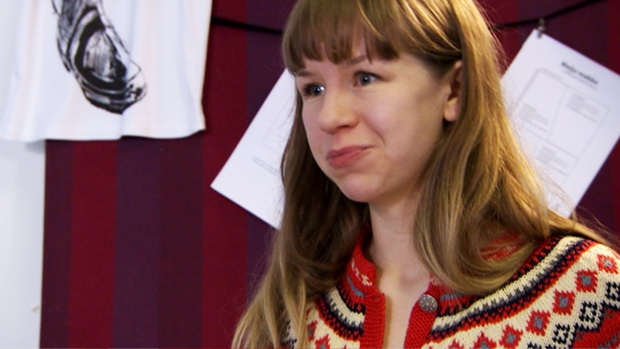 Zero waste –suunnittelija Marleena Terholla on nollatoleranssi jätteisiin. Kuva: Yle, Puoli seitsemän Zero waste –suunnittelija Marleena Terholla on nollatoleranssi jätteisiin. Kuva: Yle, Puoli seitsemän