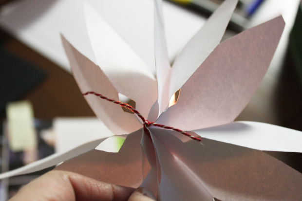 Tee itse paperitähtiä ja kukkia jouluun. Kuva: Ulla Vuorela