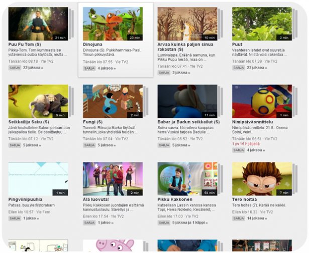 Yle Areena on monipuolinen, helposti käytettävä ja ilmainen. Kuva: Yle.