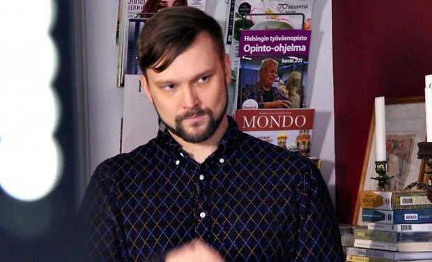 Blogistania: Isyyspakkaus ja Tommi Koivisto. Kuva: Mape Morottaja