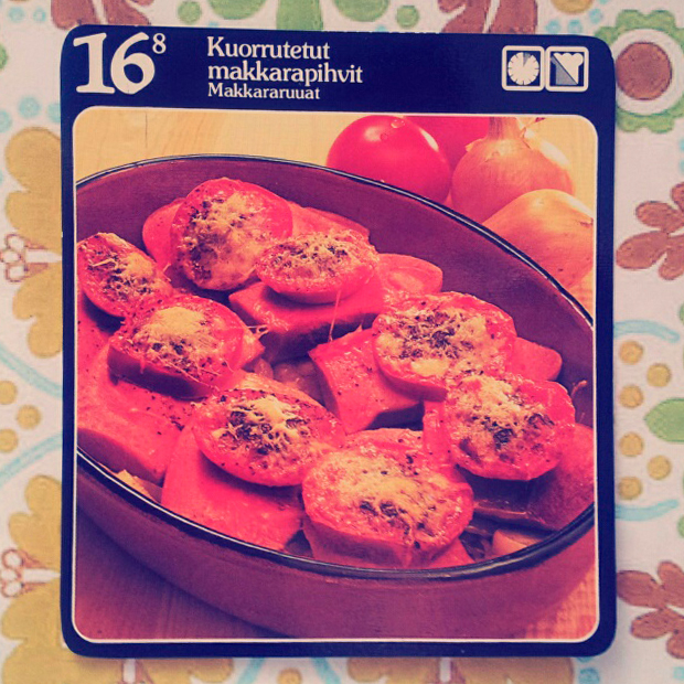 Kesäinen iltapala 1970-luvun henkeen Kesäinen iltapala 1970-luvun henkeen