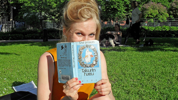 Maria ja Muumit. Kuva: Marjo Lundvall, Yle.