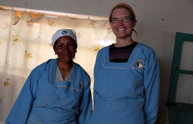 Mervi Leppäkorpi Boliviassa Kuva:Nilda Veniz Mervi Leppäkorpi Boliviassa Kuva:Nilda Veniz