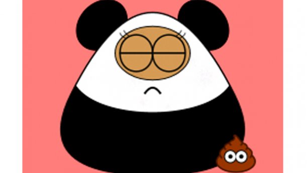 Pou muutti meille. Kuva: Pou-sovellus. Anni Alatalo.