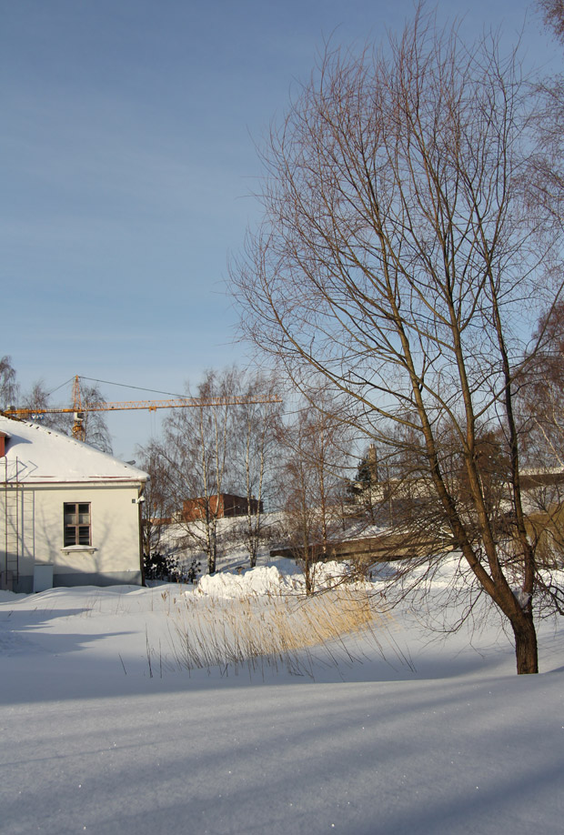 Valon ja varjon aamuista leikkiä. Kuva: Ada Pykäläniemi Valon ja varjon aamuista leikkiä. Kuva: Ada Pykäläniemi