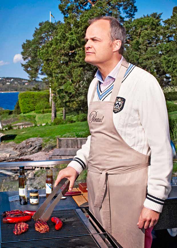 André Wickströmin ansiosta Solsidan on myös suomalainen. Kuva: Yle André Wickströmin ansiosta Solsidan on myös suomalainen. Kuva: Yle