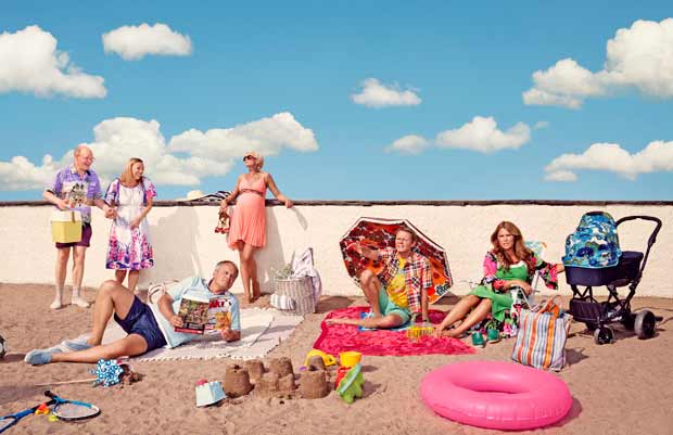 André Wickströmin ansiosta Solsidan on myös suomalainen. Kuva: Yle André Wickströmin ansiosta Solsidan on myös suomalainen. Kuva: Yle