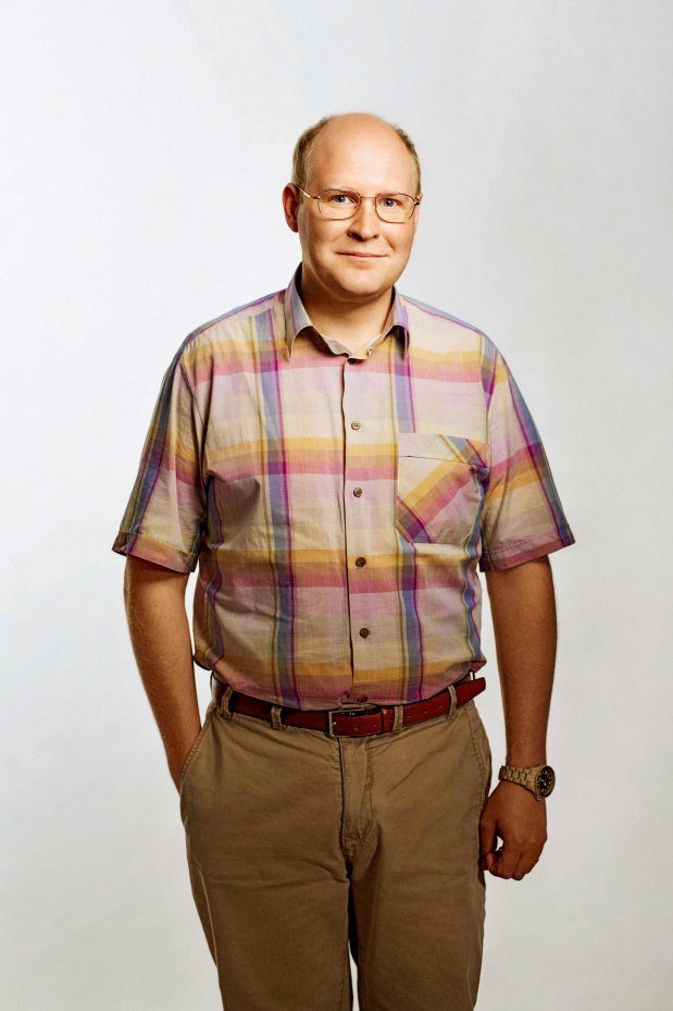 André Wickströmin ansiosta Solsidan on myös suomalainen. Kuva: Yle André Wickströmin ansiosta Solsidan on myös suomalainen. Kuva: Yle