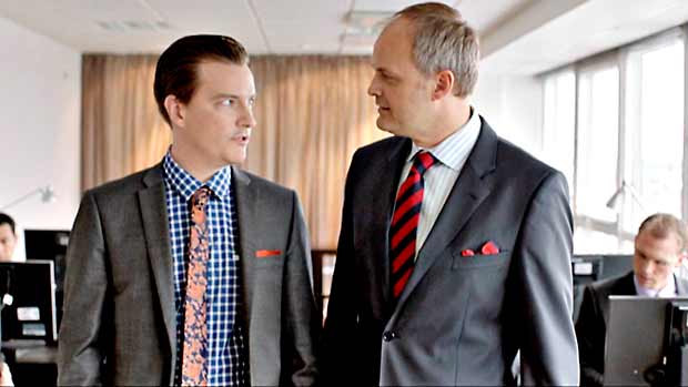 André Wickströmin ansiosta Solsidan on myös suomalainen. Kuva: Yle