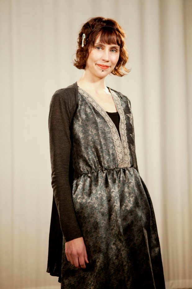 Puoli seitsemän -ohjelman muotiviikon stailaajat, Netta Kervinen. Kuva: Heli Sorjonen Puoli seitsemän -ohjelman muotiviikon stailaajat, Netta Kervinen. Kuva: Heli Sorjonen