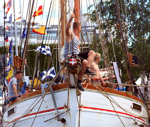 Kaikki paitsi purjehdus on turhaa. Kuva: Siiri Huttunen Kaikki paitsi purjehdus on turhaa. Kuva: Siiri Huttunen