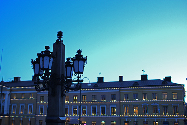 Sinisen kaupungin valot. Kuva: Siiri Huttunen, Yle Olotila