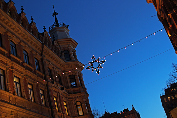 Sinisen kaupungin valot. Kuva: Siiri Huttunen, Yle Olotila