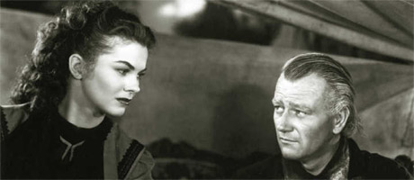 YLE Kuvapalvelu/Punainen virta, Joanne Dru ja John Wayne