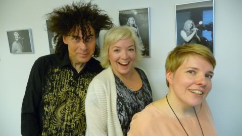 Jorma Hietamäki, Annika Eklund ja Susanna Vainiola