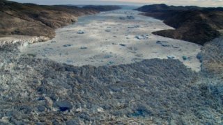 Glacier de Sermilik Brae, Groënland, Danemark