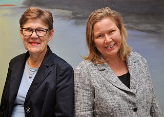 Erja Ruohomaa ja Tuija Aalto