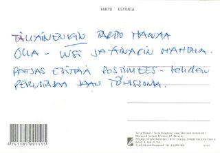 Tällainenkin Tartto haluaa olla - uusi ja ainakin mahtava. Patsas esittää Postimees-lehden perustajaa Jaan Tonissonia. 