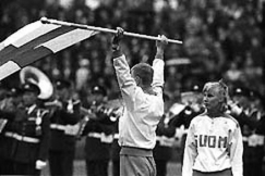 Kuva: Ruotsi - Suomi -yleisurheilumaaottelu
Tukholmassa. 
(1960-luku)
Kalle Kultala