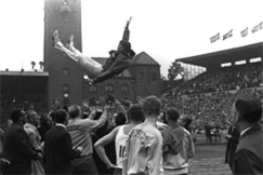 Kuva: Suomi - Ruotsi -yleisurheilumaaottelu 
Tukholmassa.
(1960-luku)
Kalle Kultala