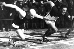 Kuva: Urho Kekkonen ja Kalle Matilainen (1920-luku). Suomen Urheilumuseo.