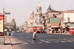 Kuva: Kalkutan kaupunkin�kym��. (1974) Pressfoto.