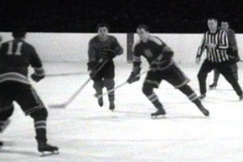 Kuva: Suomi-T�ekkoslovakia-ottelu Wienin MM-kisoissa. (1967) YLE kuvanauha.