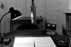 Kuva: Radion puhestudio.
(1958)
Aarne Pietinen.
YLE