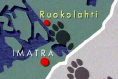 Kuva: It�rajan kartta. TV-uutiset.