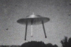 Kuva: Kuva ufohavainnosta. YLE kuvanauha.