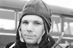 Kuva: Avaruuslent�j� Juri Gagarin (1961). AP Graphics Bank.