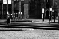 Kuva: Autio Rautatientori Helsingiss�. (1954) YLE kuvanauha.