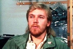 Kuva: Ohjaaja Renny Harlin. (1985) YLE kuvanauha.