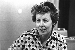 Kuva: Tellervo Koivisto SDP:n kansanedustajana. (1974)